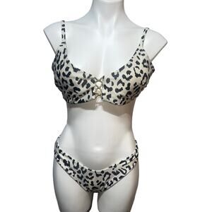 Aerie women’s animal print bikini